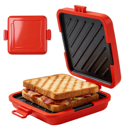 Sandwich maker and waffle - and,